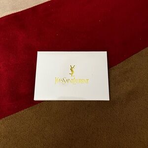 Yves Saint Laurent Mirror in White and Gold Box. GWP